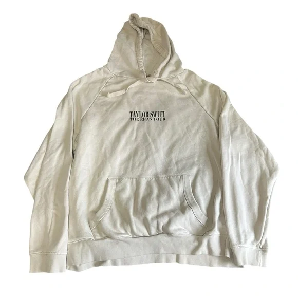 Taylor Swift Eras Tour Beige Hoodie Size XL - Picture 1 of 4